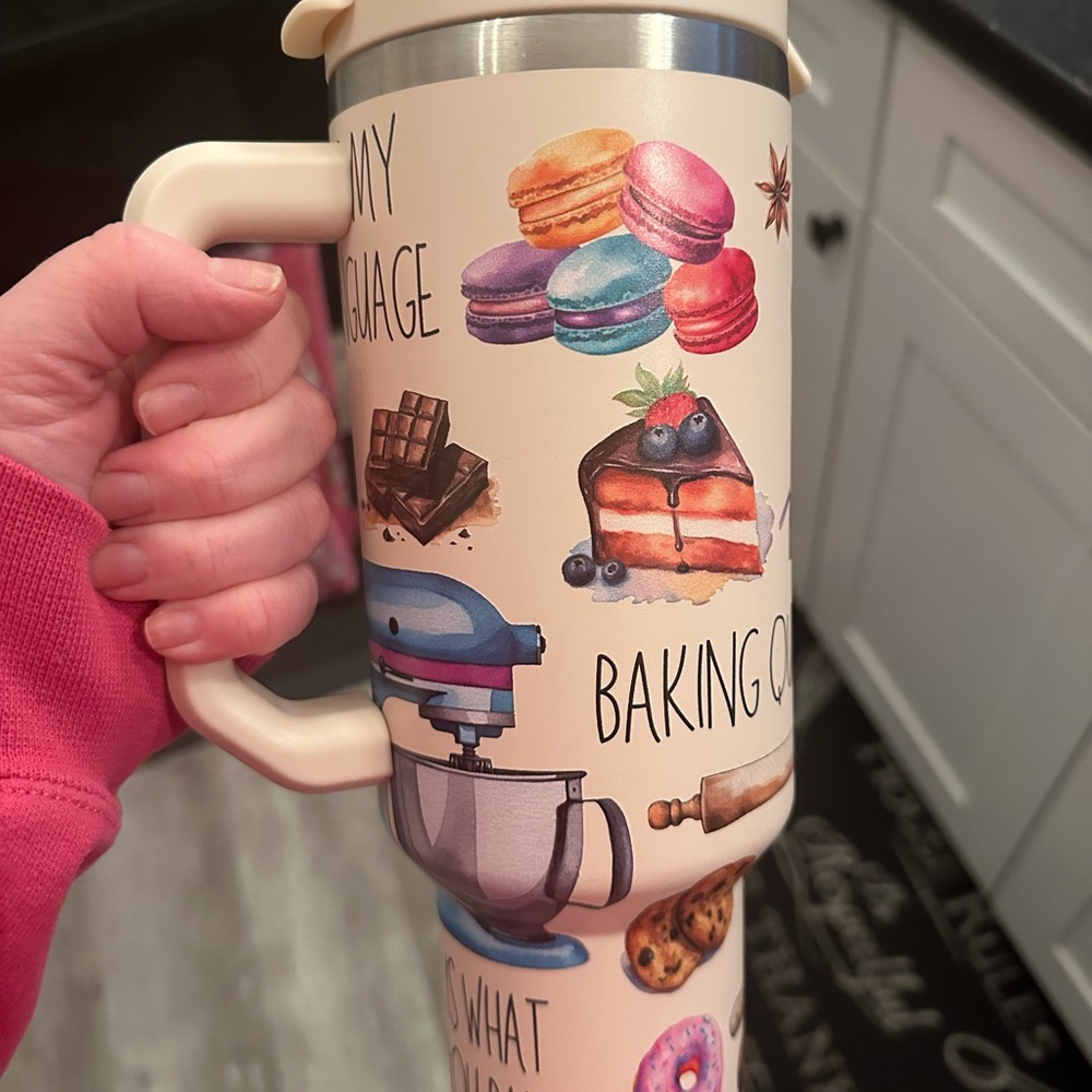 Colorful Baking-Themed 40 oz Tumbler